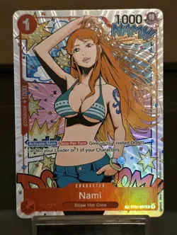 Nami Alternate Art Treasure Rare OP06 ST01-007 One Piece Card English - NM - Image 1