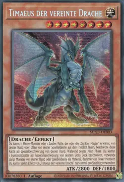 Yu-Gi-Oh! - Karte Timaeus der vereinte Drache MP23-DE003 Trading Card TCG DE - Image 1