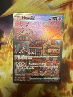 Pokemon Mew EX 053 SVP 151 Alternate Art Promo Holo Card - Image 1