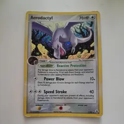 Aerodactyl 1/92 Holo Rare Ex Legend Maker Vintage Pokemon Card HP / MP Nintendo - Image 1