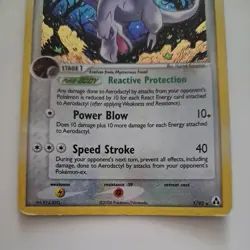 Aerodactyl 1/92 Holo Rare Ex Legend Maker Vintage Pokemon Card HP / MP Nintendo - Image 2