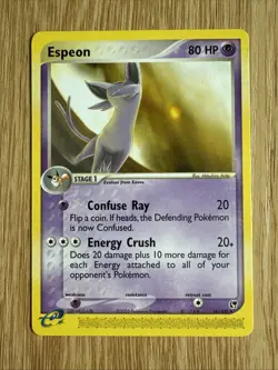 Pokemon TCG Espeon EX Sandstorm 16/100 Regular Rare Card - Image 1