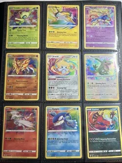 Pokemon Amazing Rare Complete Set 9 Card Lot Vivid Voltage & Shining Fates NM - Image 1