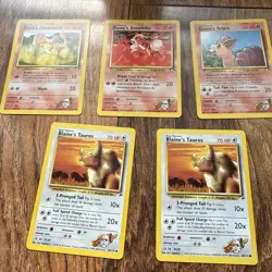 Vintage Pokemon Card Gym Heroes/Challenge Blaine Gym Heroes - Image 2