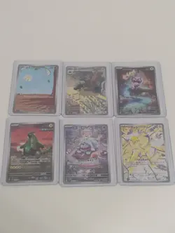 Pokemon Japanese Joltik/Greavard/Lairon/Noibat AR Rare Full Art Holo Cards - Image 1