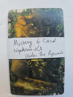 Mystery 6 Game Card Only Nephren-Ka From Eldritch Horror Under The Pyramids - Image 4