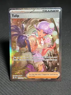 Pokemon TCG Tulip Card 259/182 Paradox Rift Sir Trainer NM Condition - Image 1