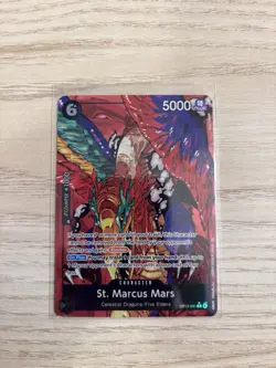 St Marcus Mars Alt Art AA OP13-091 | English One Piece TCG Card Game - Image 1