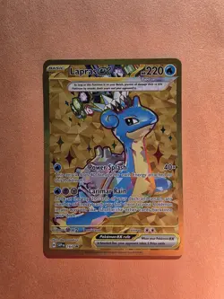 Pokemon TCG Lapras EX 164 Scarlet & Violet Promo Cards Holo NM Condition - Image 1