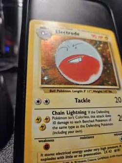 Pokemon Card - Electrode Jungle 2/64 Holo Rare No Set Symbol - Image 2