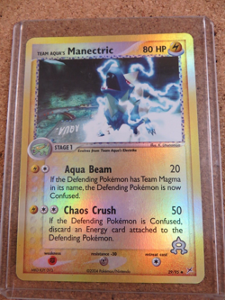 Pokemon Card Team Aquas Manectric Team 29/95 Reverse Holo Uncommon #21 - Image 1