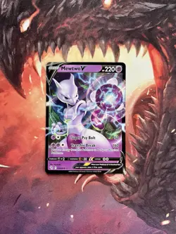 Mewtwo V 030/078 Pokemon Go Ultra Rare Pokemon Card NM 🔮 - Image 3