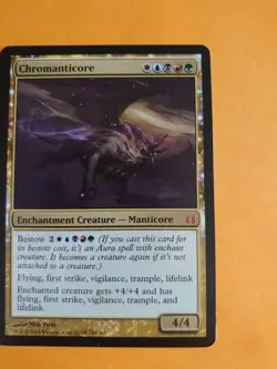 Chromanticore. Mythic creature Born of the Gods. MTG Card. - Image 2