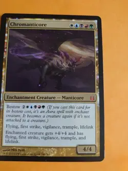 Chromanticore. Mythic creature Born of the Gods. MTG Card. - Image 3