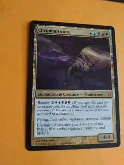 Chromanticore. Mythic creature Born of the Gods. MTG Card. - Image 4