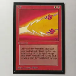 Fork x (1) MTG - Collectors' Edition (CE) - EX/NM - Image 1