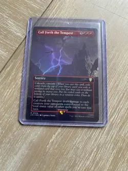 🔮 MTG: Call Forth the Tempest (Borderless) Commander: the Lord of the Rings - Image 1