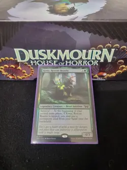 MTG - Kona, Rescue Beastie - FOIL - RARE - Duskmourn, House of Horror - Image 1