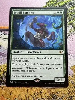 MTG Edge of Eternities 0192 Icetill Explorer Creature Insect Scout RARE - Image 4