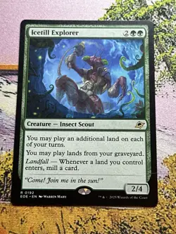 MTG Edge of Eternities 0192 Icetill Explorer Creature Insect Scout RARE - Image 5