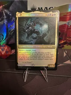 Eddie Brock Venom, Lethal Protector Foil Marvel's Spider-Man (SPM) MTG - Image 2