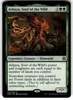 Ashaya, Soul of the Wild Zendikar Rising Regular MTG NM - Image 1