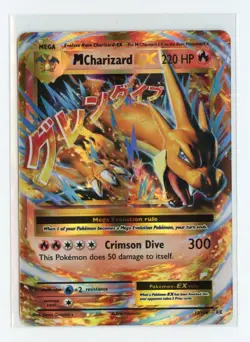 M Charizard EX 13/108 Ultra Rare Holo XY - Evolutions Pokemon TCG - Image 1