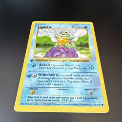 Squirtle 63/102 Base Set - 1st Edition - Shadowless - 1999 - WOTC - Pokemon TCG - Image 2