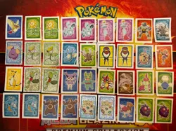 Pokemon Merlin Topps Ultimate Stickers 2005 Lot of 36 - Singles (CUT) 7 Holos - Image 1
