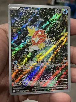 Pokemon TCG Paldea Evolved Magikarp 203/193 Illustration Rare MP holo 2023 - Image 2