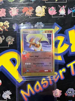 Flareon 5/100 Sandstorm Reverse Holo Pokemon - MP - Image 1