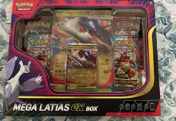 Mega Latias EX Collection box PLUS Mega Heroes Tin Pokemon TCG - Image 1