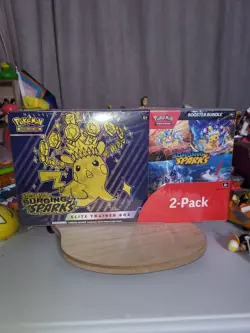 Pokemon Surging Sparks Elite Trainer Box + Booster Bundle Costco Bundle - Image 1