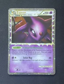 Espeon Prime 81/90 LP+ HS Undaunted 2000 Pokemon TCG - Image 1