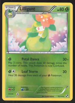 Pokemon TCG Black and White #10/114 Lilligant LP - Image 1