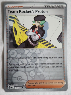 Team Rocket's Proton #177 Destined Rivals Reverse Holo Pokemon TCG 2025 - Image 1