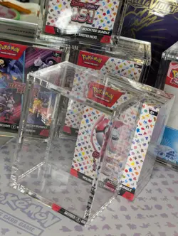Magnetic Pokemon Acrylic Display Case for Pokemon Booster Bundle Showcase - Image 1