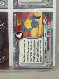 1999 Pokemon topps trading cards holo tv animation series black label 10 randoms - Image 5