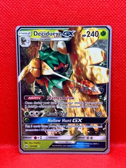 Pokemon Tcg Decidueye GX 12/149 Rare Pokemon 2017 World Championships - Image 1