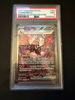 2024 POKEMON PAF EN-PALDEAN FATES SPECIAL ILLUSTRATION RARE CHARIZARD EX PSA 9 - Image 1