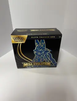 Pokemon Mega Evolution Lucario EMPTY Elite Trainer Box ETB - No promo/packs - Image 1