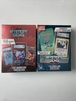 Pokemon TCG Mystery Gems Box Lot (2) CGC Graded + 1 Booster Pack Sealed 🔥 - Image 4