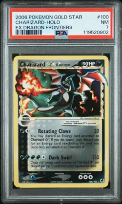 Gold Star Charizard PSA 7 - Pokemon - EX Dragon Frontiers - Image 1