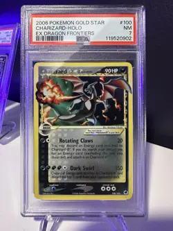 Gold Star Charizard PSA 7 - Pokemon - EX Dragon Frontiers - Image 3