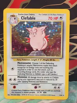 Pokemon Clefable 1/64 Jungle Error No Set Symbol HP - Image 1