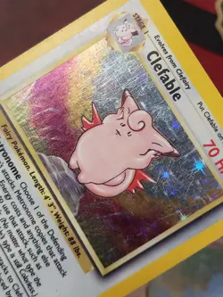 Pokemon Clefable 1/64 Jungle Error No Set Symbol HP - Image 3