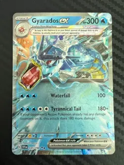 Pokemon TCG Gyarados ex Scarlet & Violet Base Set 045/198 Holo Double Rare NM - Image 1