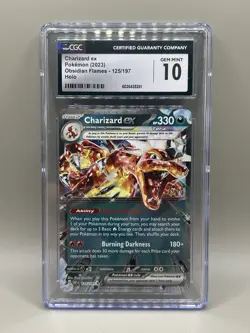 Charizard ex 125/197 Obsidian Flames - CGC 10 GEM MINT - Pokemon TCG Holo 2023 - Image 1