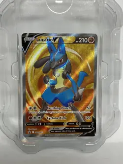 Pokemon TCG Lucario V SWSH Black Star Promos SWSH213 Holo Promo - Image 1