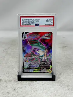 Pokemon TCG Rayquaza VMAX TG20/TG30 Swsh12: Silver Tempest Full Art PSA10 - Image 1